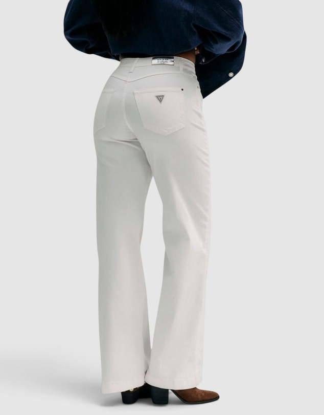 GUESS - Mid-Rise Bellagio Wide Leg Jeans