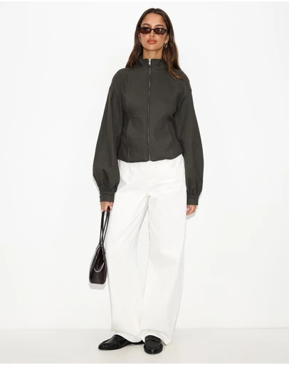 Dazie - Isla Cotton Bomber Jacket