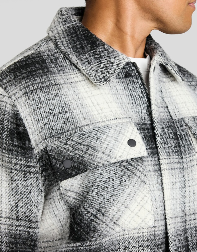 Johnny Bigg - Padded Check Zip Thru Jacket