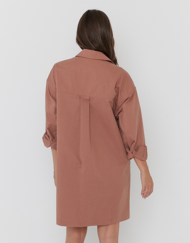 ALEXANDRA - Jett Mini Dress Mahogany