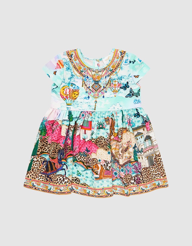 Camilla - Gathered Tee Dress - Babies