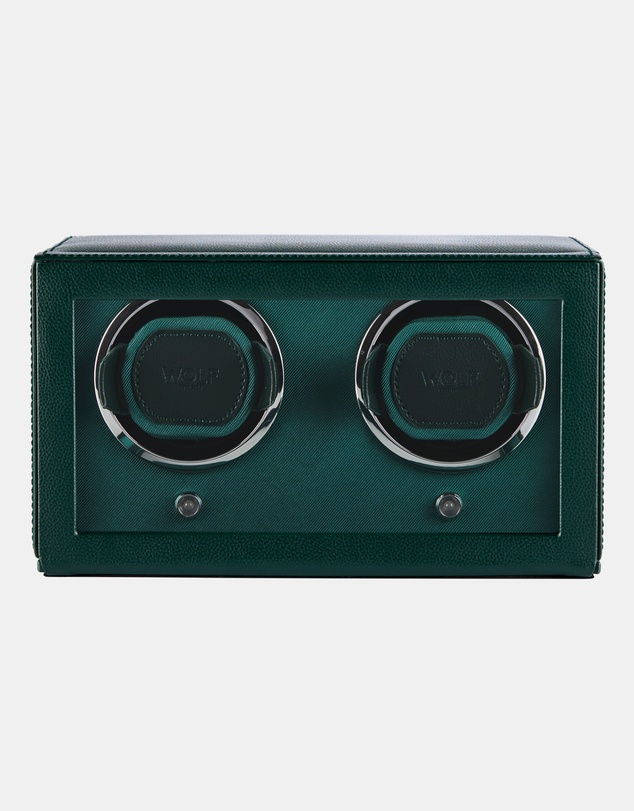 Wolf - Cub Double Watch Winder with Cover
