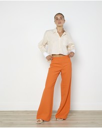 Cirkular - Pre-Loved - Courreges Pantalon in Orange