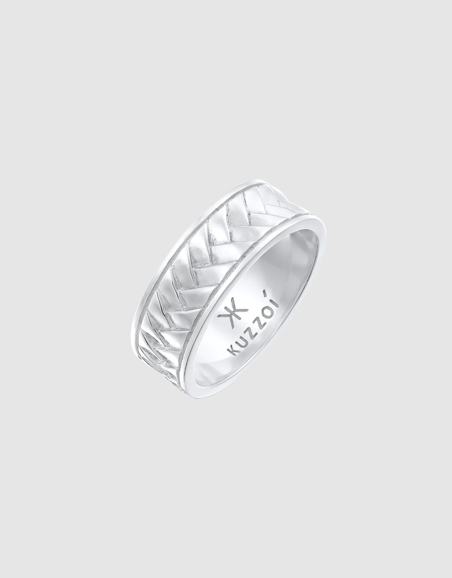 Kuzzoi - ICONIC EXCLUSIVE - Braided Band Ring in 925 Sterling Silver