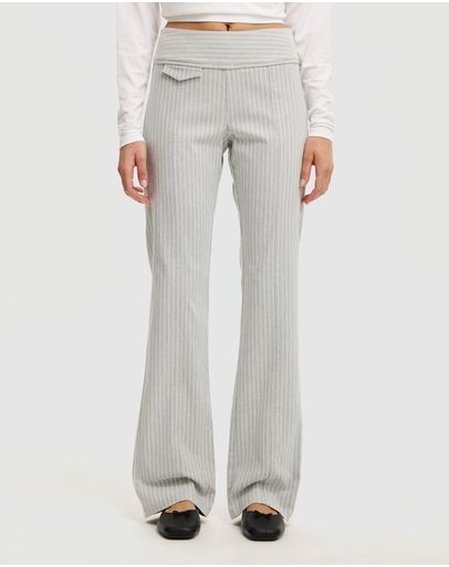 Grey Pinstripe