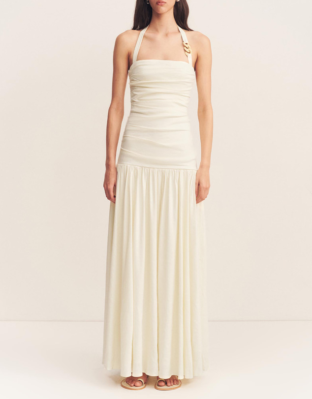 wild joy halter maxi dress Hadley Draped Neck by Shona Online | THE ICONIC retailops_ID:50218