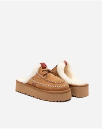 Ozwear Connection Uggs - Ugg Letitia Platform Slipper (Replaceable Decoration)