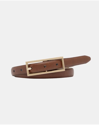 Buckle - Harper. Australian Made Classic Leather Belt. 19mm width.