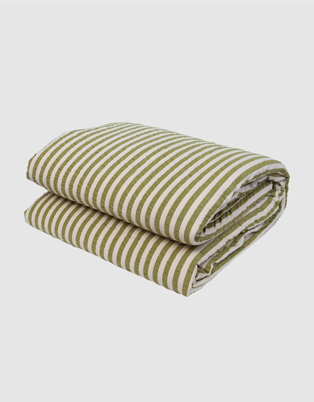 Mosey Me - Seersucker Stripe Quilt Cover