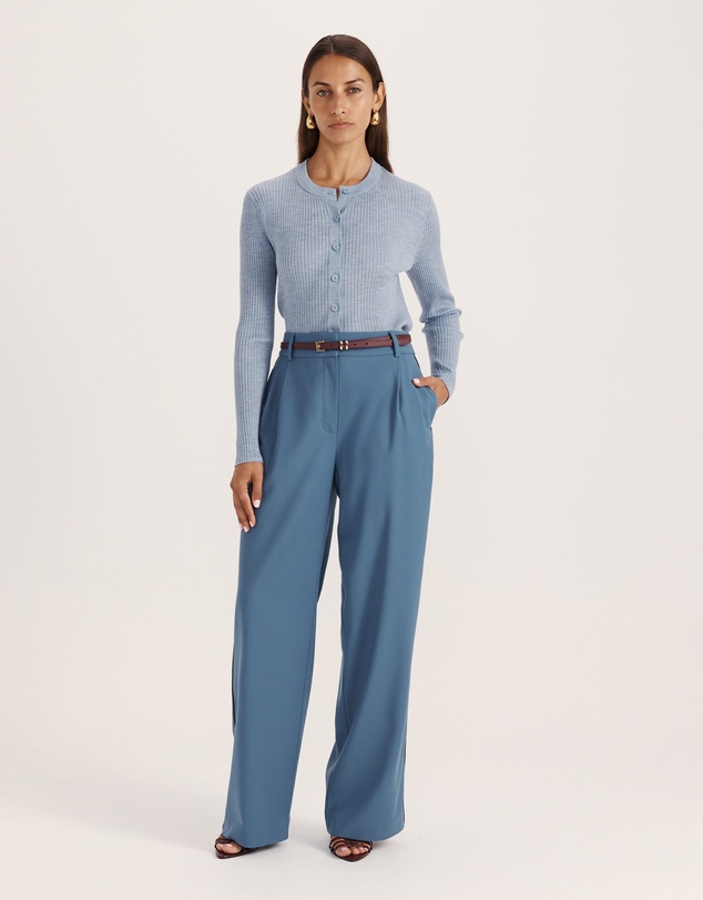 SABA - Celeste Wool Pleat Front Pant