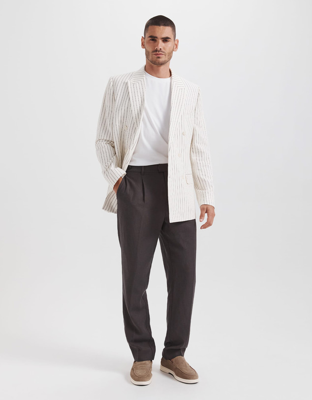 SABA - Harrison Stripe Linen Blazer