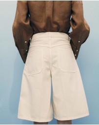 M.N.G - Sofia High-Waisted Straight Jorts