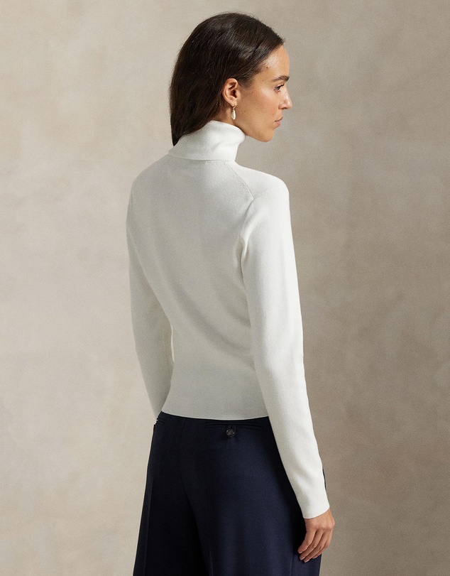 Polo Ralph Lauren - Cotton-Blend Turtleneck - The ICONIC Exclusive