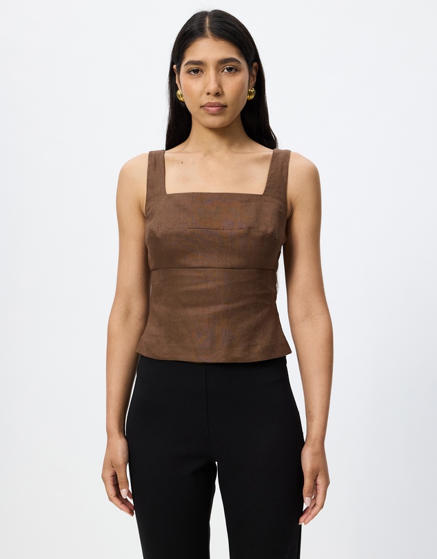 Reformation - Clarence Linen Top