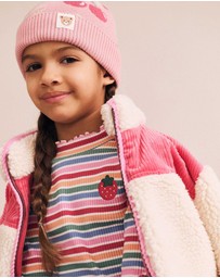Huxbaby - Cherry Bow Beanie - Babies-Kids