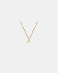 Zoe Olivia - 9K Gold Initial J Necklace