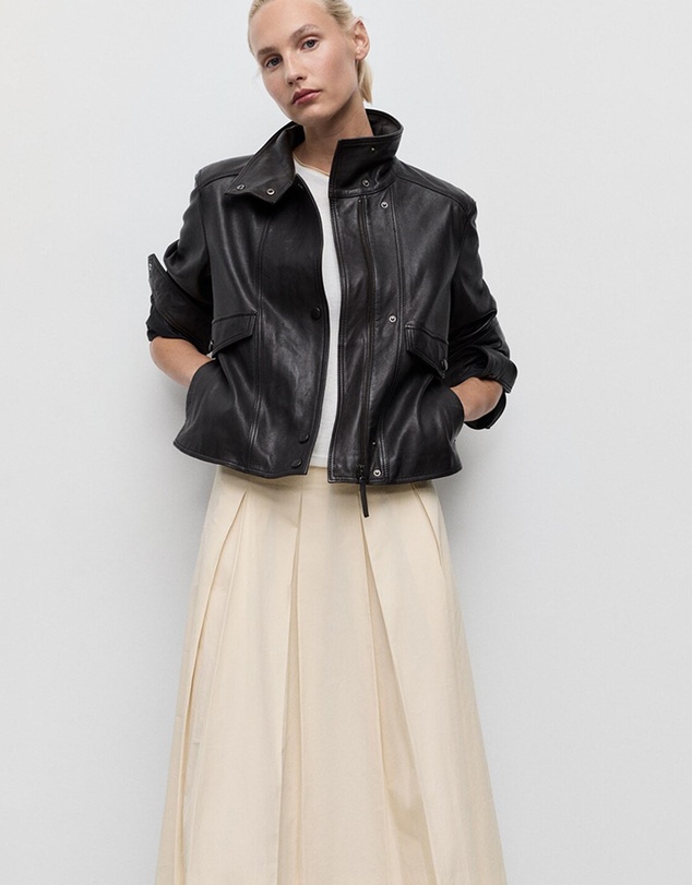 M.N.G - Pleated Midi-Skirt