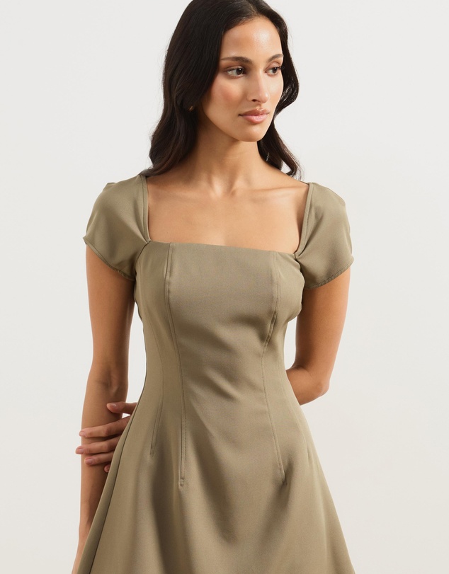 Atmos&Here - Marni Cap Sleeve Mini Dress
