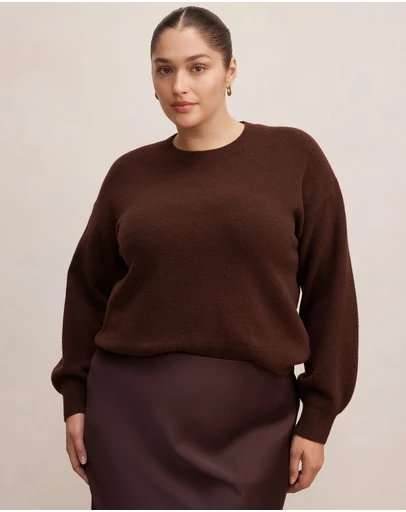Forever New Curve - Ruby Curve Crew Neck Sweater