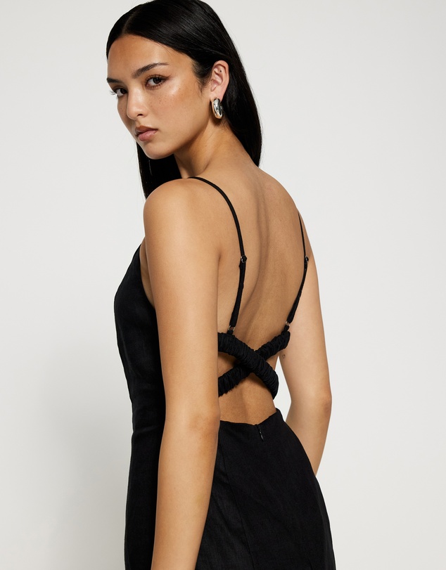 Lover - Josephine Linen Mini Dress