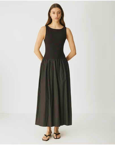 Atmos&Here - Amy Contrast Midi Dress