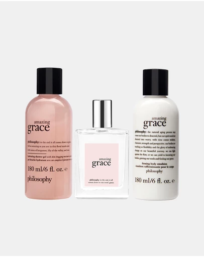 Philosophy - Philosophy Amazing Grace 3 Pce Set - 60ml 180ml Sg 180ml Bl