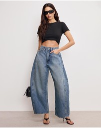 Good American - Good Extreme Barrel Jeans