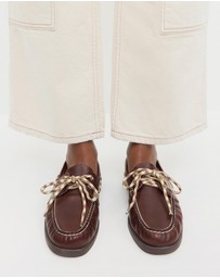 Loeffler Randall - Franco Leather Boat Loafer