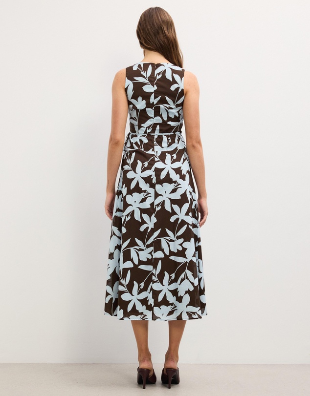 The Fated - Voilet Warp Midi Dress