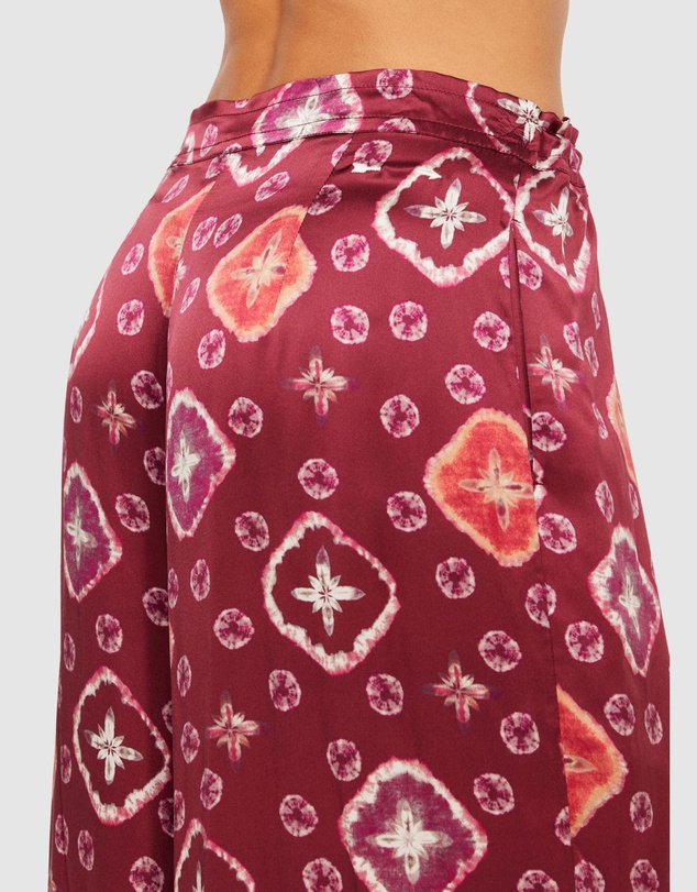 The Upside - Miri Kato Silk Wide Leg Pants