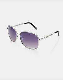Mestige - Hillcrest Sunglasses embellished with crystals from Swarovski® - Silver
