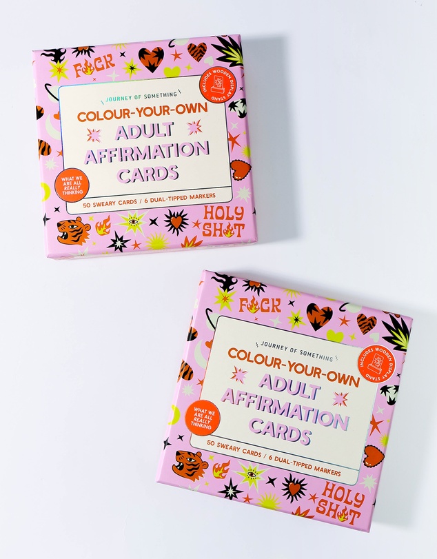 Journey Of Something - Colour Your Own Adult Affirmation Cards