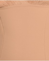 Leonisa - Sheer Stripe Detail Wirefree Sculpting Bodysuit