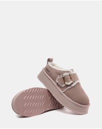 EVERAU - EverAU Ugg Tobias Cow Suede Upper House Shoes