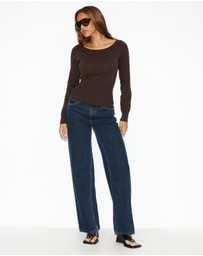 Dazie - Angel Knitted Long Sleeve Top
