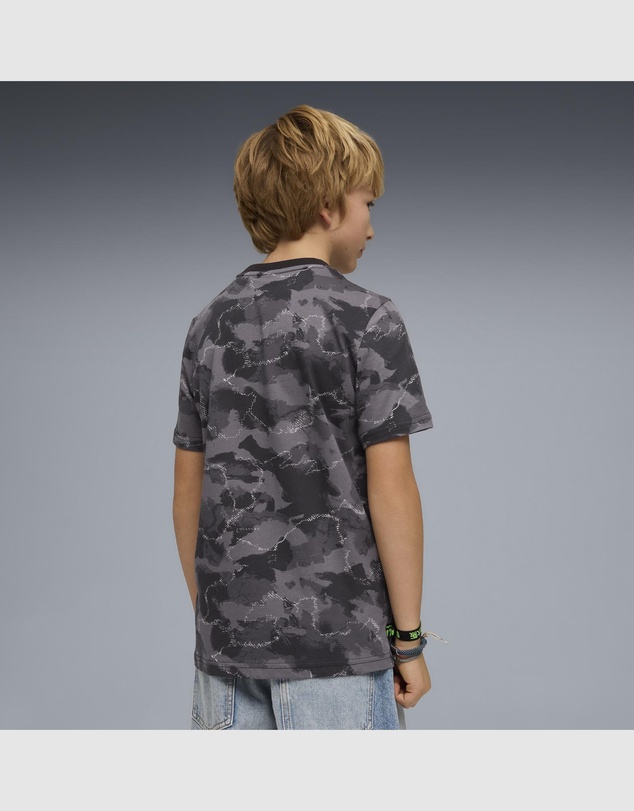 Puma - Essentials All Over Print Camo Tee - Teens