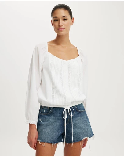 Cotton On - Goldie Long Sleeve Blouse