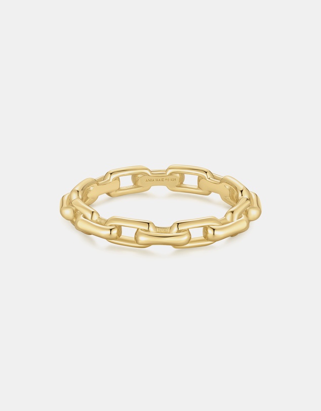 Ania Haie - Ania Haie Gold Paper Clip Link Ring