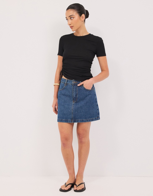 Calli - Cassie Denim Mini Skirt