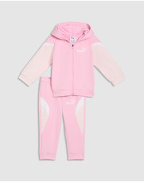 Puma - Minicats ESS Block Hooded FZ Set TR - Babies-Kids