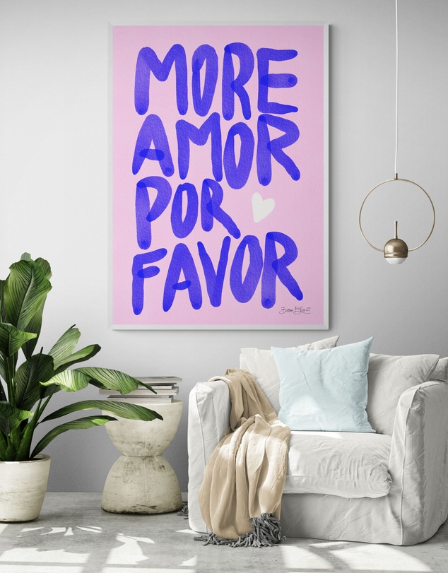 Inka Arthouse - More Amor Por Favor Art Print