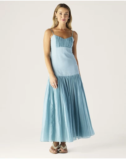 MOS The Label - Serafina Linen Maxi Dress