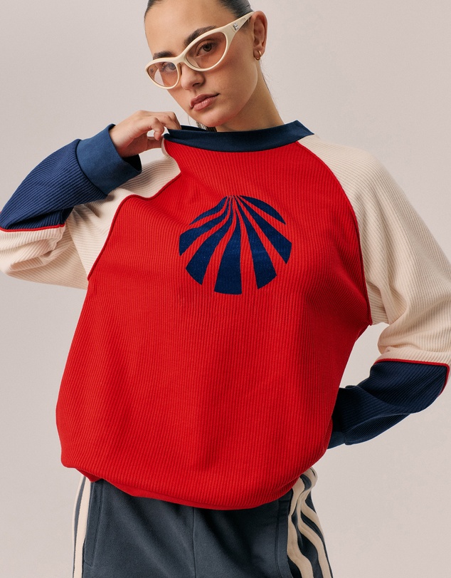 Araminta James - Races Waffle Sweatshirt