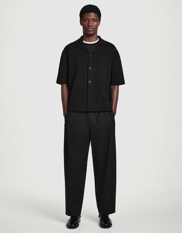 COS - Cropped Elasticated Relaxed Wide-Leg Trousers
