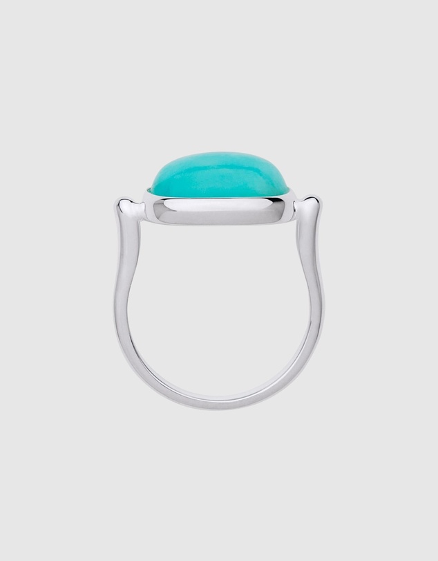 Najo - Fleur Silver Amazonite Ring