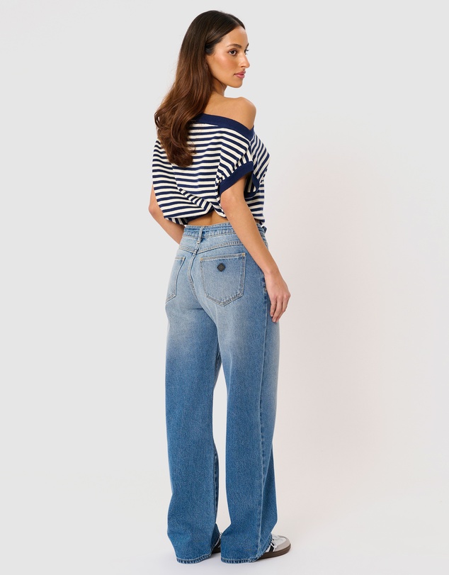Abrand - 99 Baggy Worn Tie Jeans