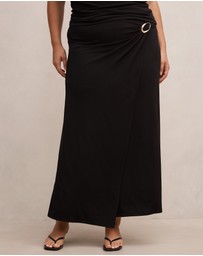 Forever New Curve - Sofia Curve Hardware Wrap Skirt