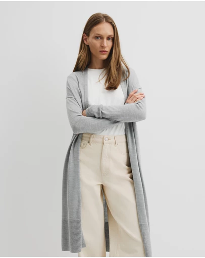 Country Road - Lightweight Merino Longline Cardigan