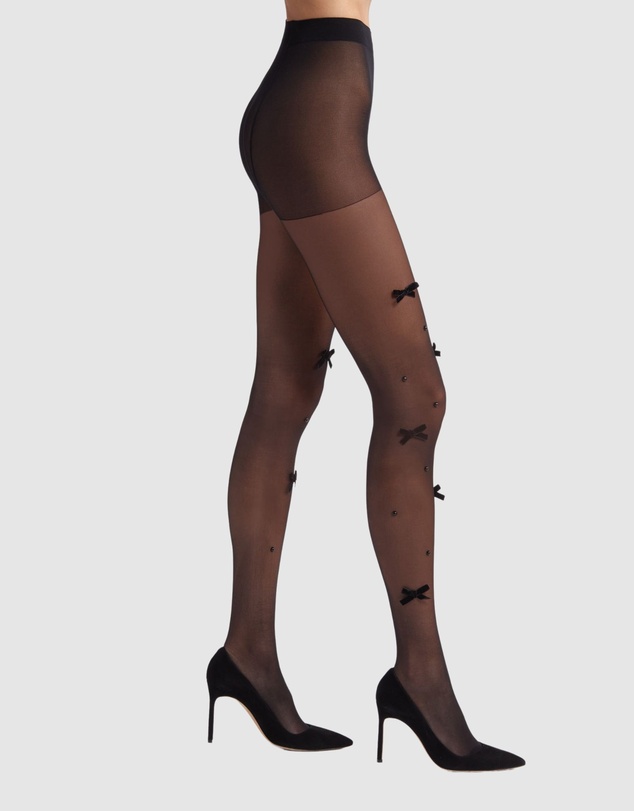 High Heel Jungle - Velvet Bow Pearl Tight
