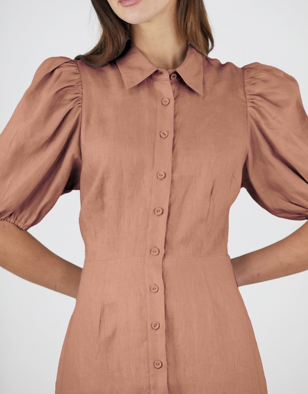 Amelius - Julius Linen Midi Dress